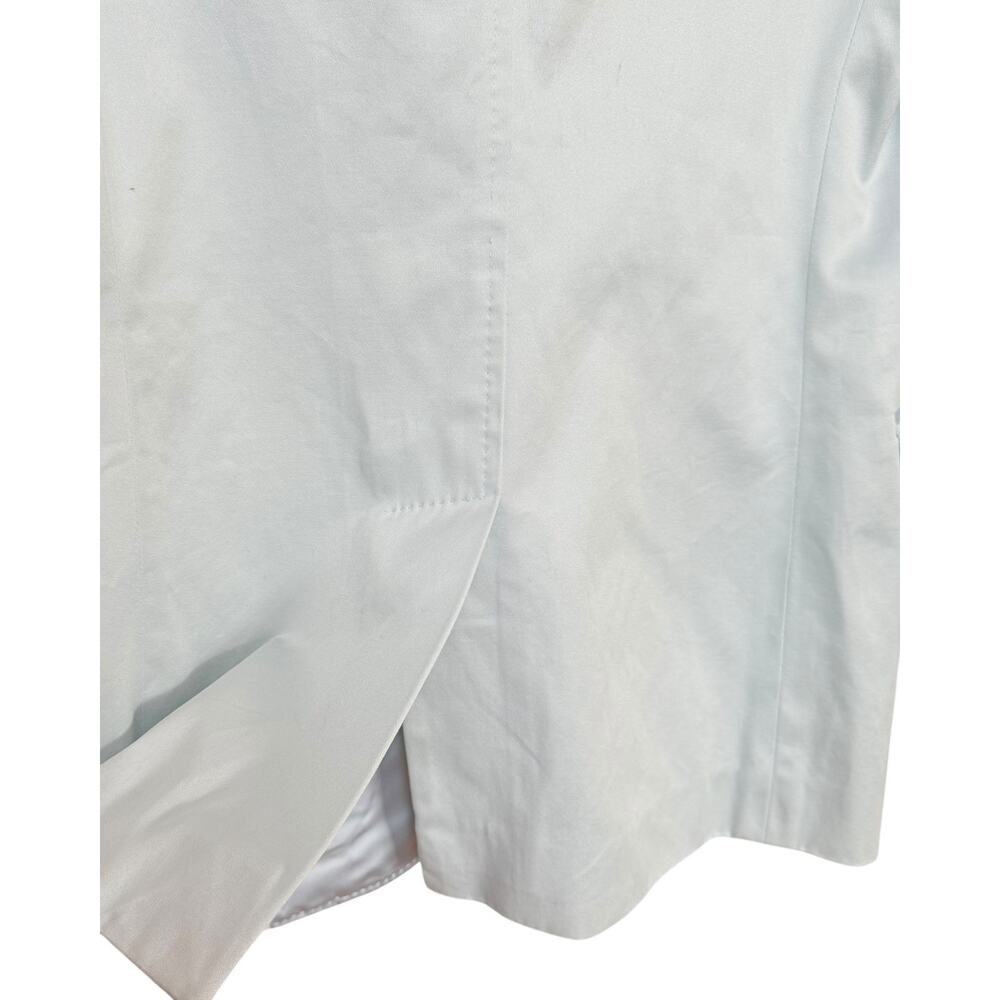 Dolce & Gabbana Light Blue Cotton Blend Blazer Size 46 Authentic Button Closure - Picture 12 of 16